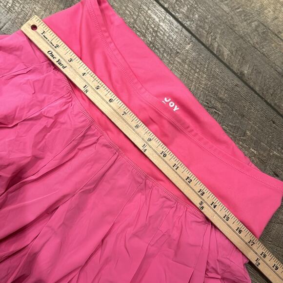JoyLab Women's High Rise Pleated Skorts Berry Pink Size XL - Picture 5 of 11